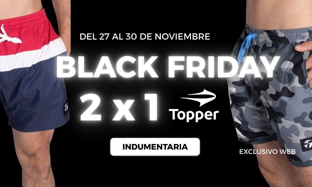 TOPPER 2X1 INDUMENTARIA