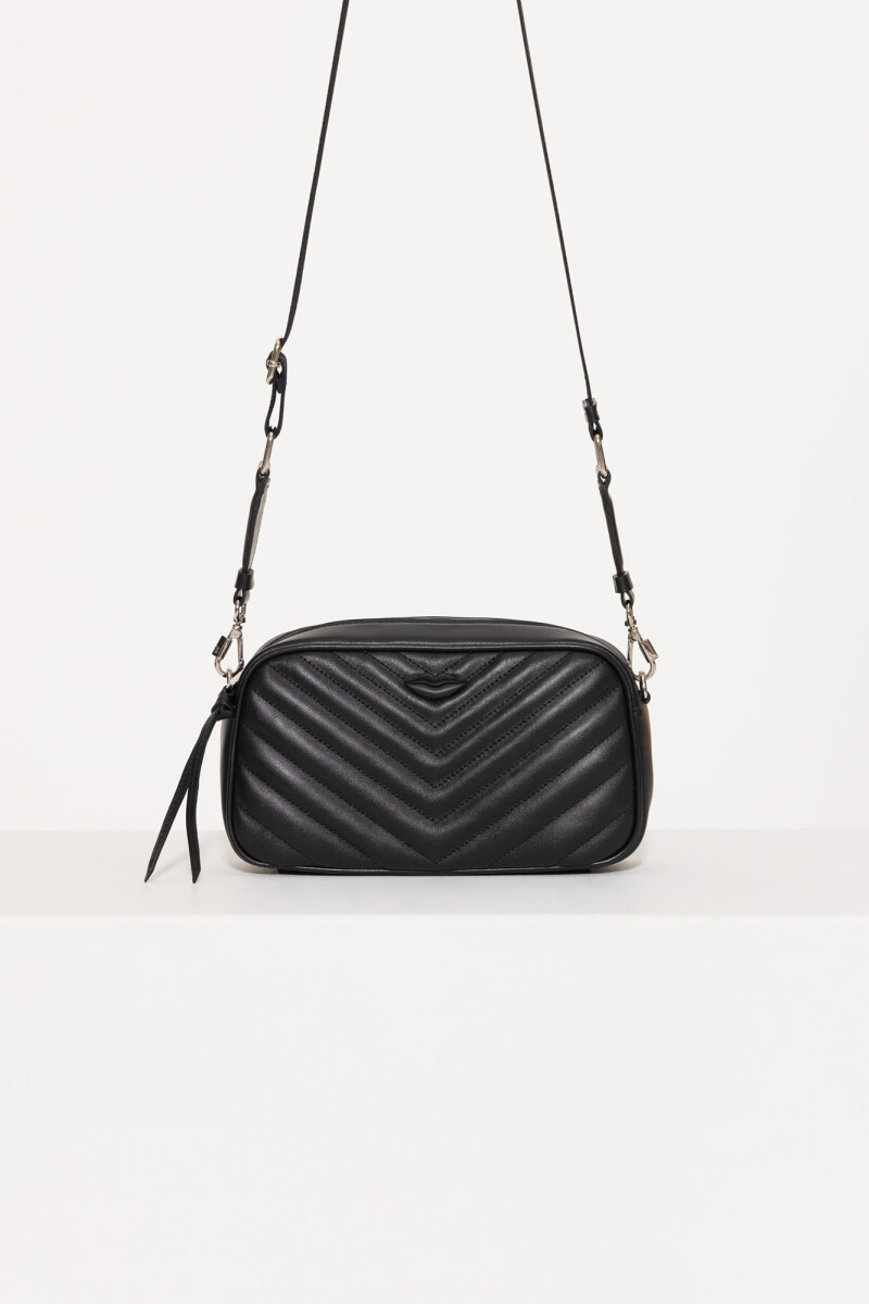 BANDOLERA LIPSTICK Negro
