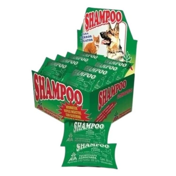 SHAMPOO PARA MASCOTAS 30 ML Sin color