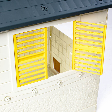 Casita Para Niños Europea Infantil 109x95x87.5 cm Blanco