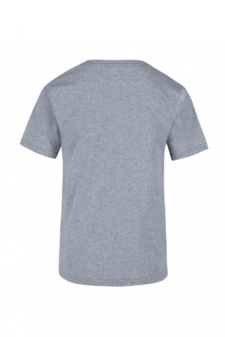 Camiseta a la base joven Gris jaspe