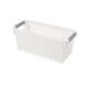 Cesto Organizador calado con asas 29 x 13.5 x 12.5 cm BLANCO