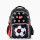 Mochila Futbol Pelotas con Luz Led Negro/Rojo