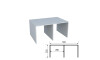 Perfil superior RM 025 - aluminio 3 metros Perfil Superior Rm 025 - Aluminio 3 Metros