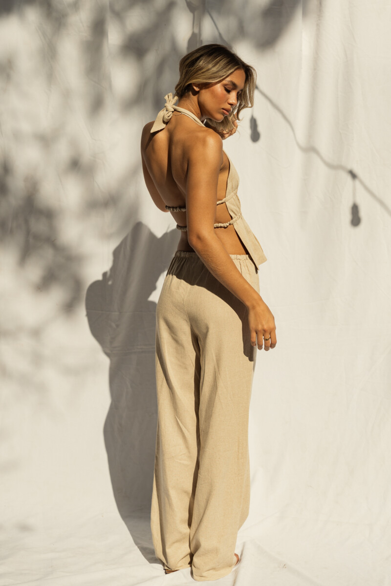 PANTALON CAYETANA BEIGE PANTALON CAYETANA BEIGE