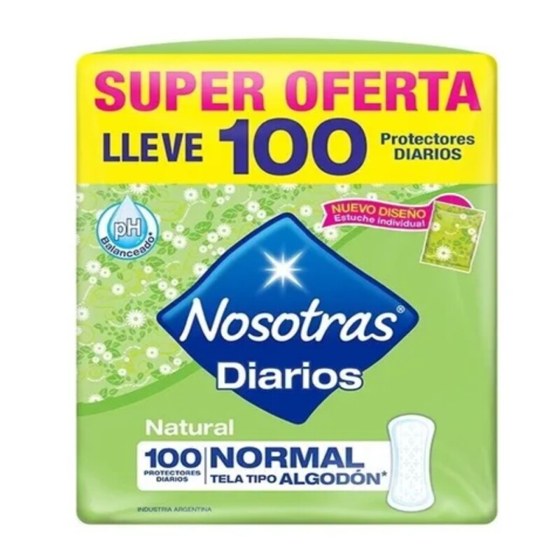 Protectores Diarios Nosotras Normal X100