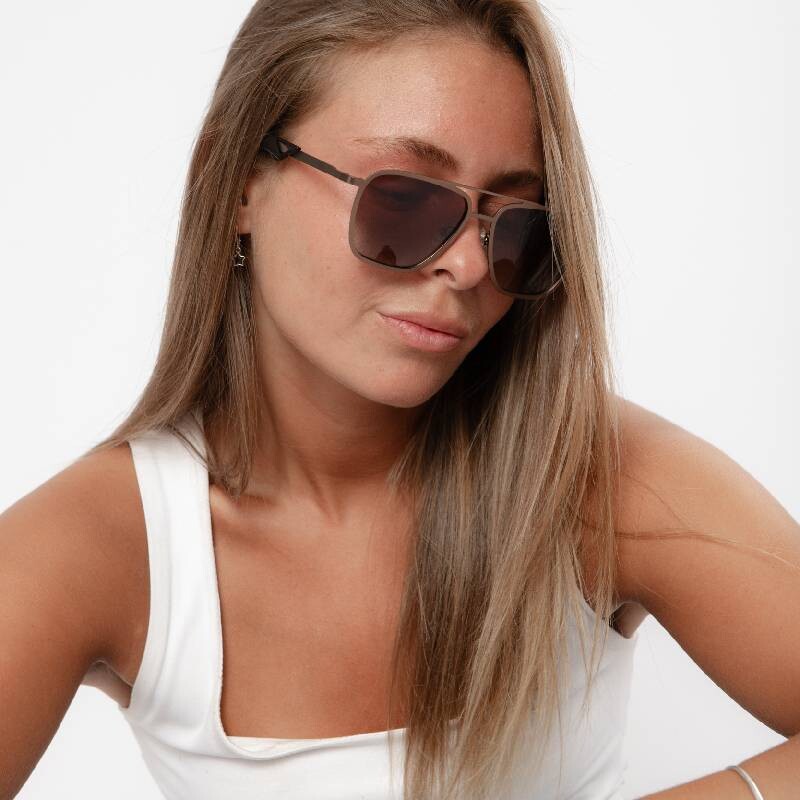 Lentes de Sol Chilli Beans Houston Marrón