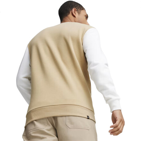 BUZO PUMA SQUAD Beige & White