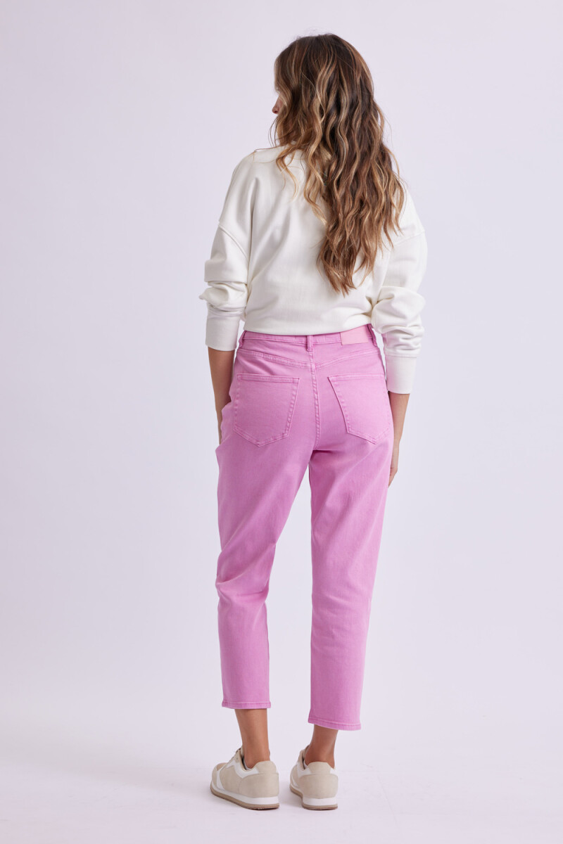 Pantalón Mom Fit Rosa