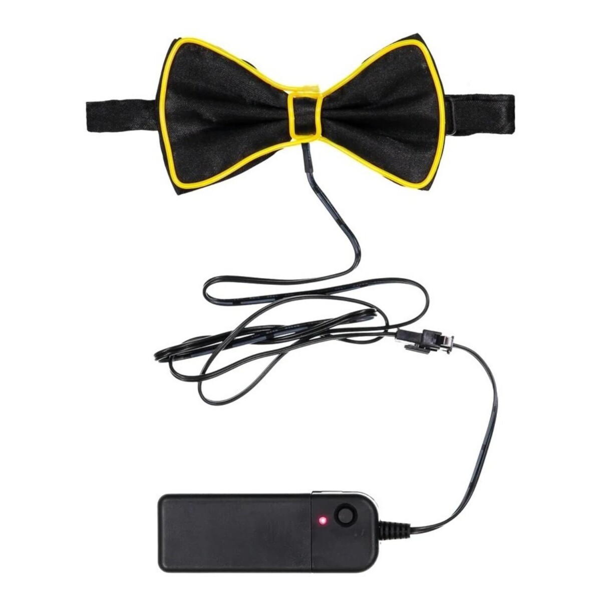 Moño Luz Led Corbata Fiesta Electronica Neon Rave Techno 