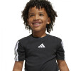 Remera Adidas LK 3S TEE 160 Niños JE0317 Negro-blanco