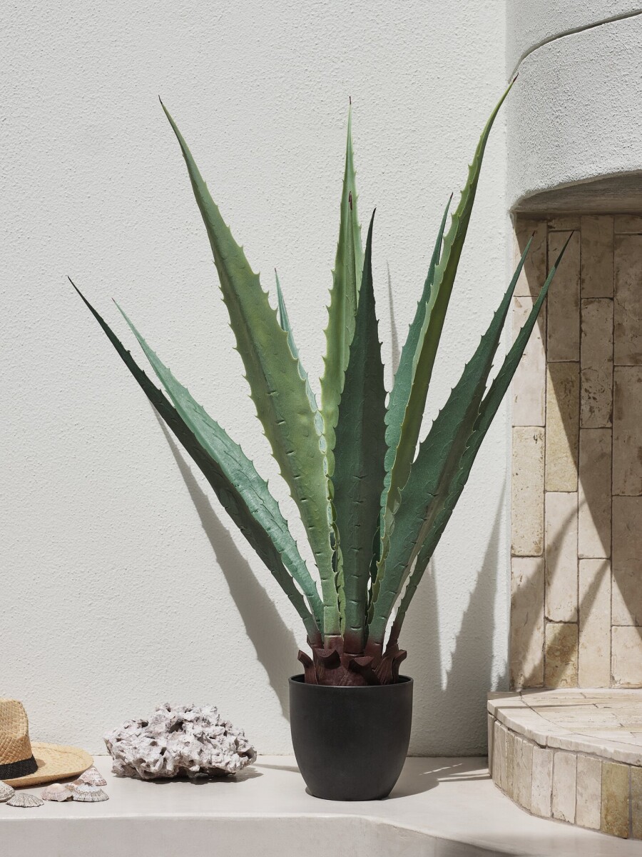 Planta artificial TOPPMEIS A105cm agave - Verde 