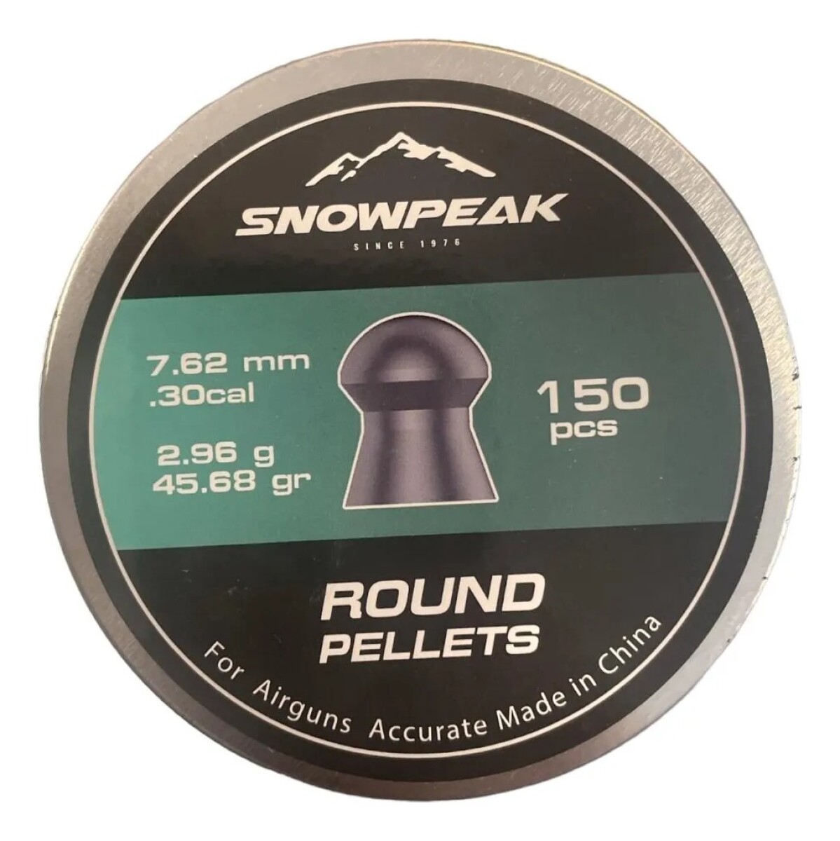 Chumbos Snowpeak 7,62mm 150pcs 