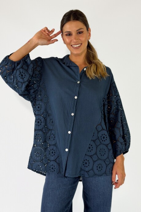 CAMISA BONA Azul