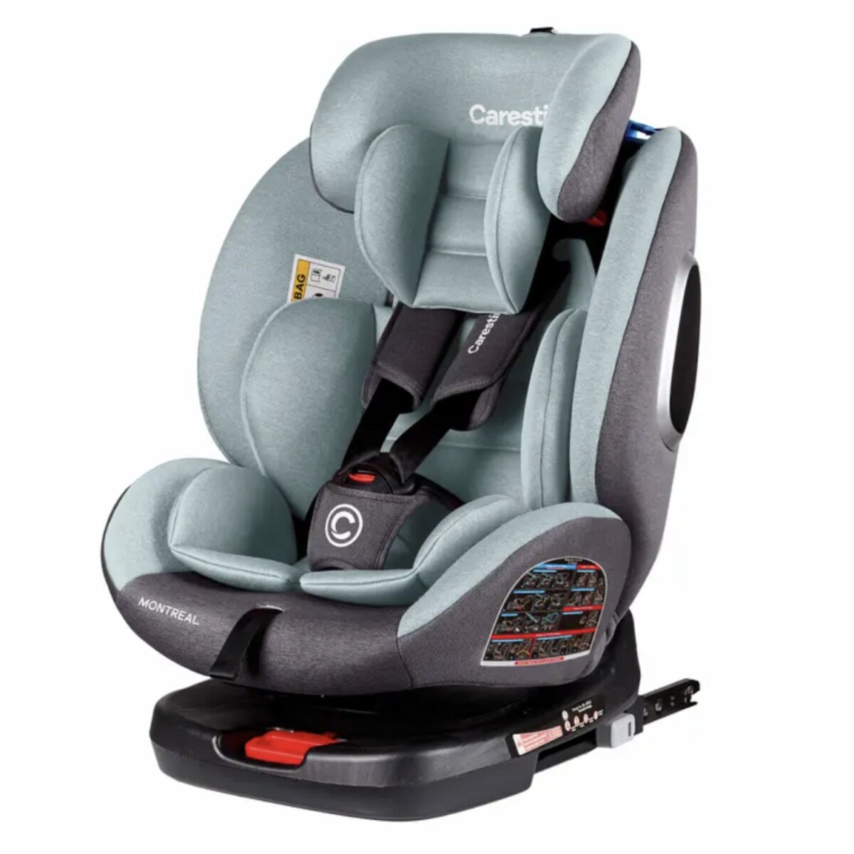 Butaca Carestino Montreal con ISOFIX 360 de 0 a 36kg - Verde 