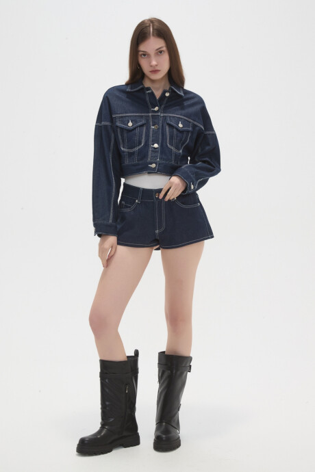 Campera Caditte Azul Indigo