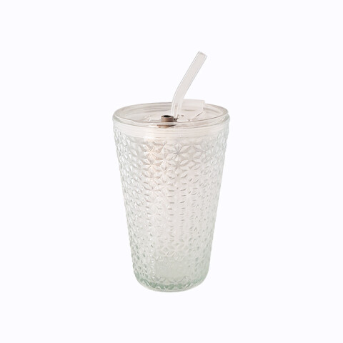 Vaso de vidrio c/sorbito Vaso De Vidrio C/sorbito