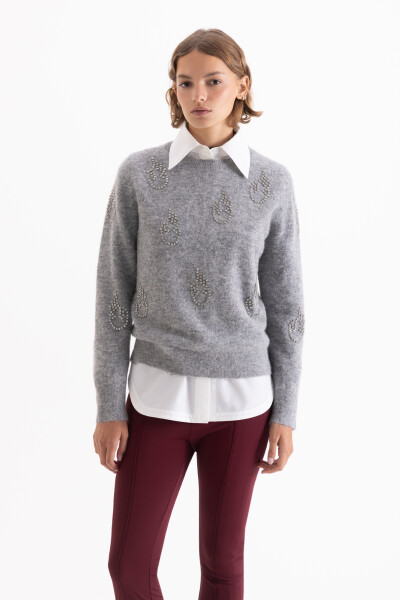 SWEATER FIRE Gris