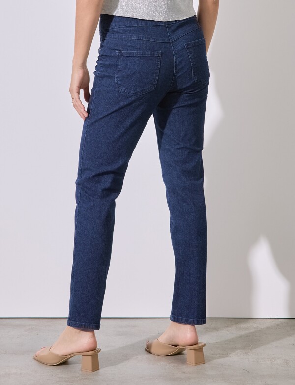 Jegging Pretina Ancha JEAN OSCURO