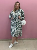 Vestido Natalia Verde flores