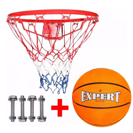 Aro De Basketball Profesional + Pelota + Red Basket Bkt003003