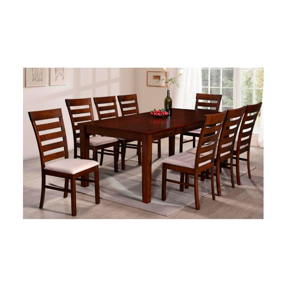 Juego De Comedor 8 Sillas Donata Línea Sm Home 