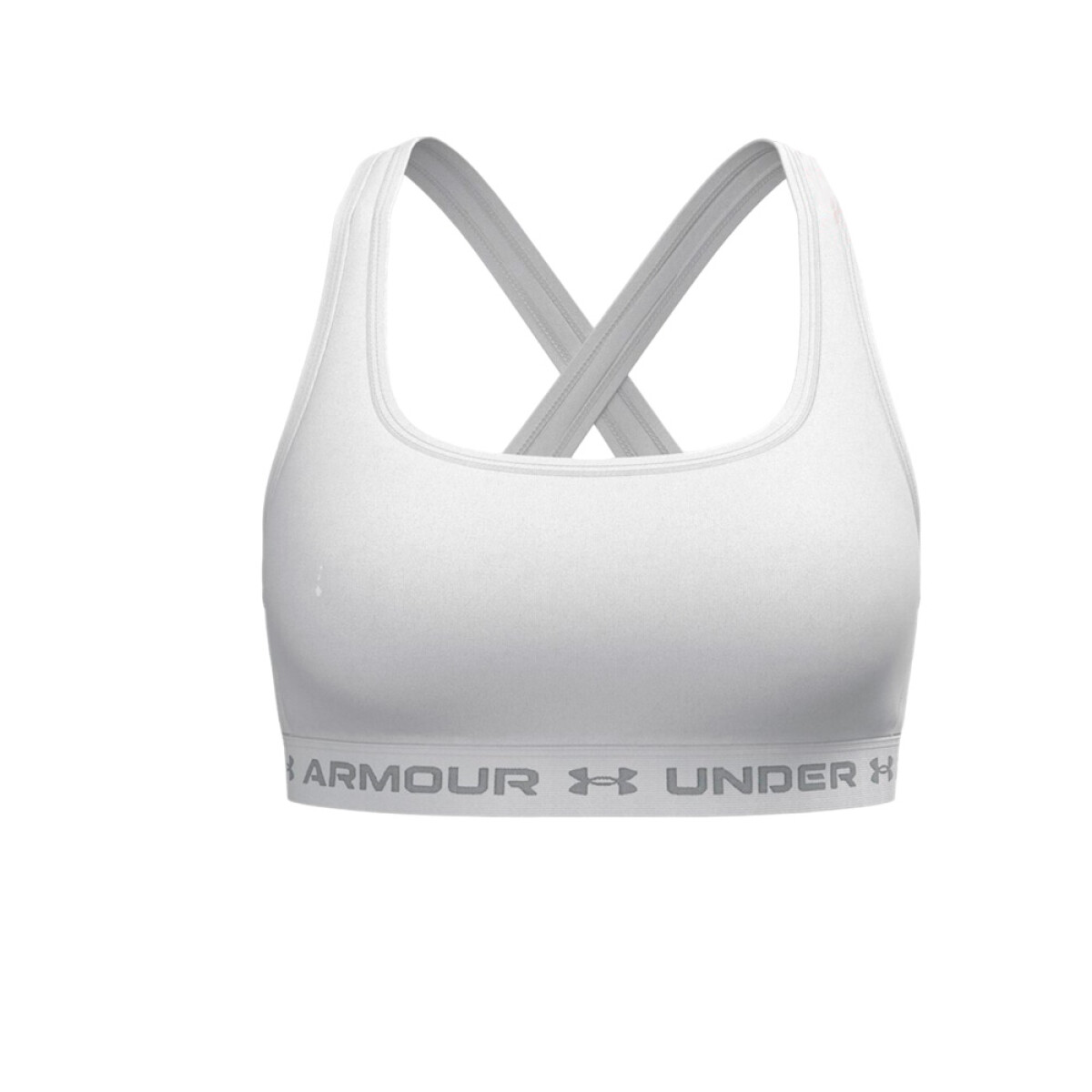 TOP MUJER UNDER ARMOUR CROSSBACK MID BRA - White 