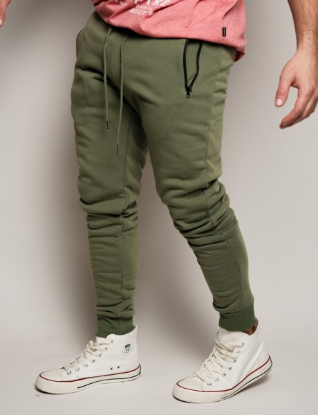 Pantalón deportivo de algodón Dilan Verde