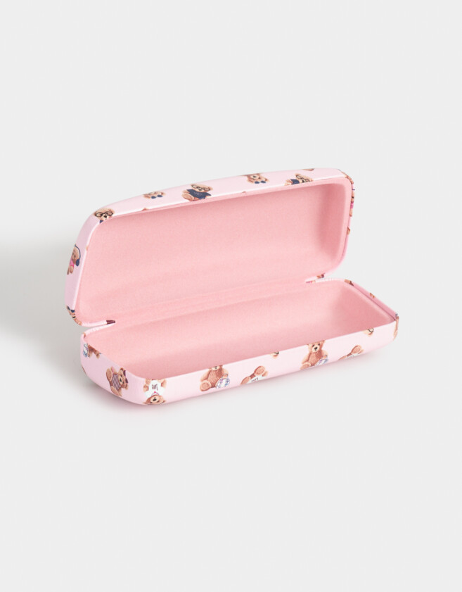 Estuches Anteojos Estampado Estuche De Anteojos Teddy - Rosa Claro
