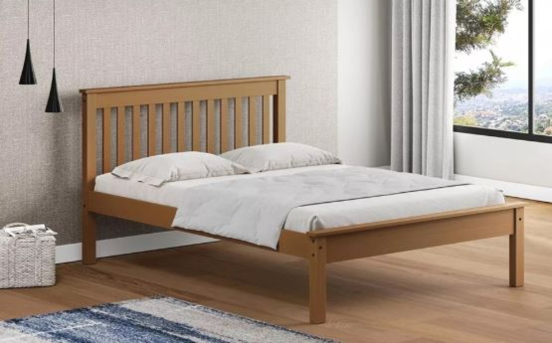 Cama 2 Plazas Arizona PU Castaño SMGB 