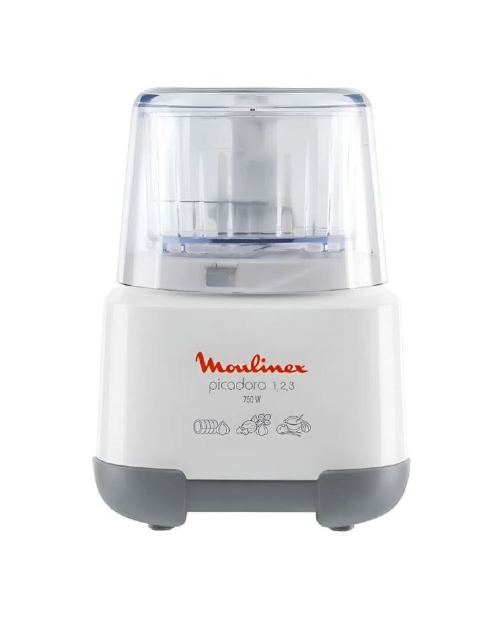 Picadora Moulinex AD6011CL Sistema 123 300g 750w Blanco 