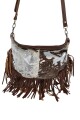 Morral con flecos Marron