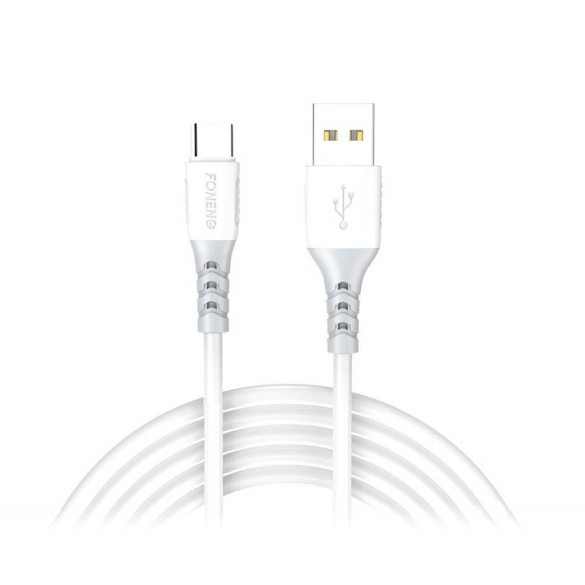 Cable De Carga Usb Foneng X66 Tipo C De 3 A 1 Metro - CABLE FONENG X66 USB/C 1MT 3A 