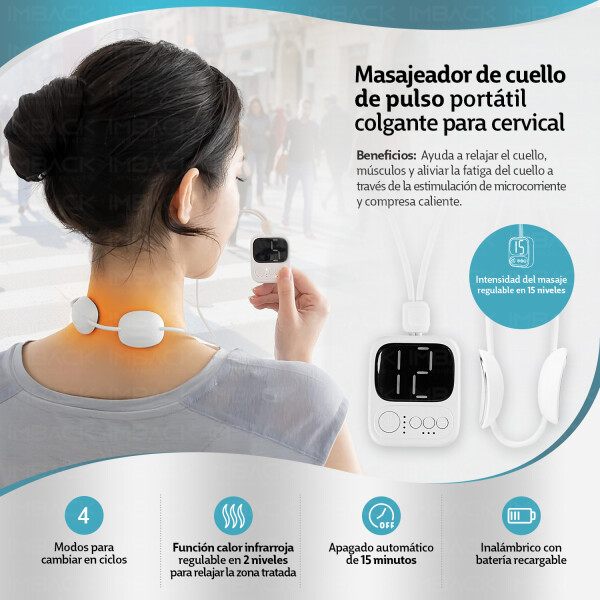 Masajeador De Cuello Colgante Y Portatil Pulso Para Cervical MSJ004 Masajeador De Cuello Colgante Y Portatil Pulso Para Cervical MSJ004