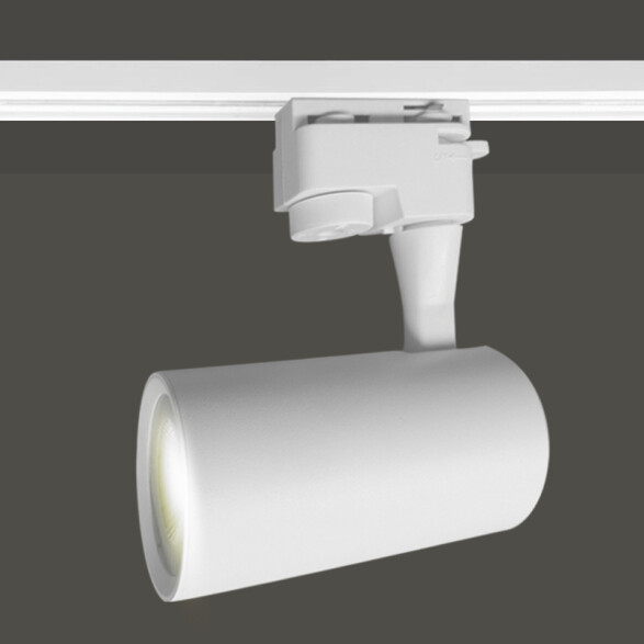 Spot LED riel aluminio blanco 18W 1620Lm neutro IX4122
