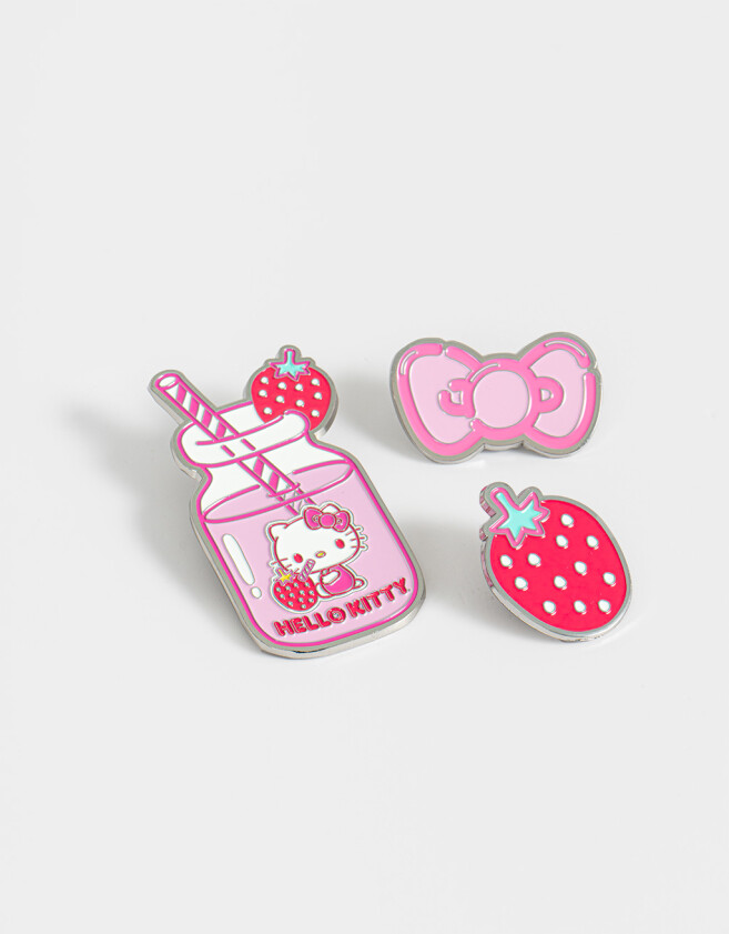 Pin Metal Set De Pines Metálicos "hello Kitty" - Combinacion Multicolor