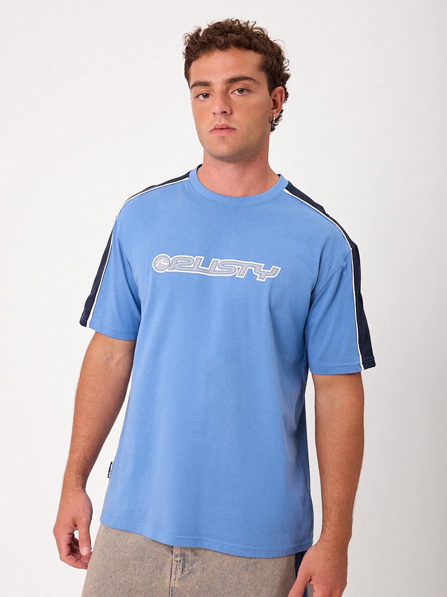 T-SHIRT ZOREN S27 RUSTY - Celeste 