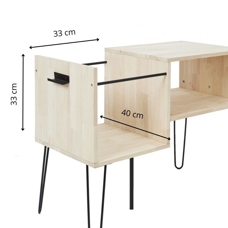 Mueble rack para tocadiscos y vinilos Le Estudio Mueble Rack Para Tocadiscos Y Vinilos Le Estudio