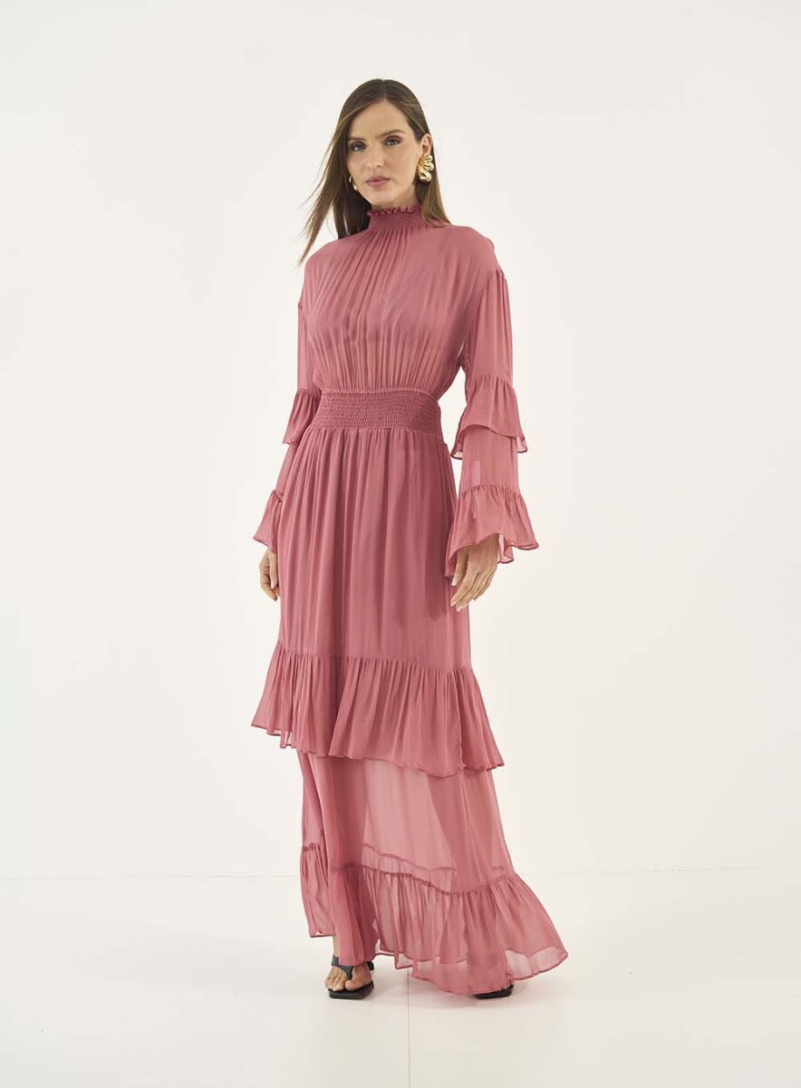 Vestido Moramay - Rosa viejo 