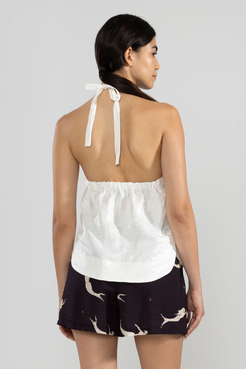 VALE HALTER TOP Gold