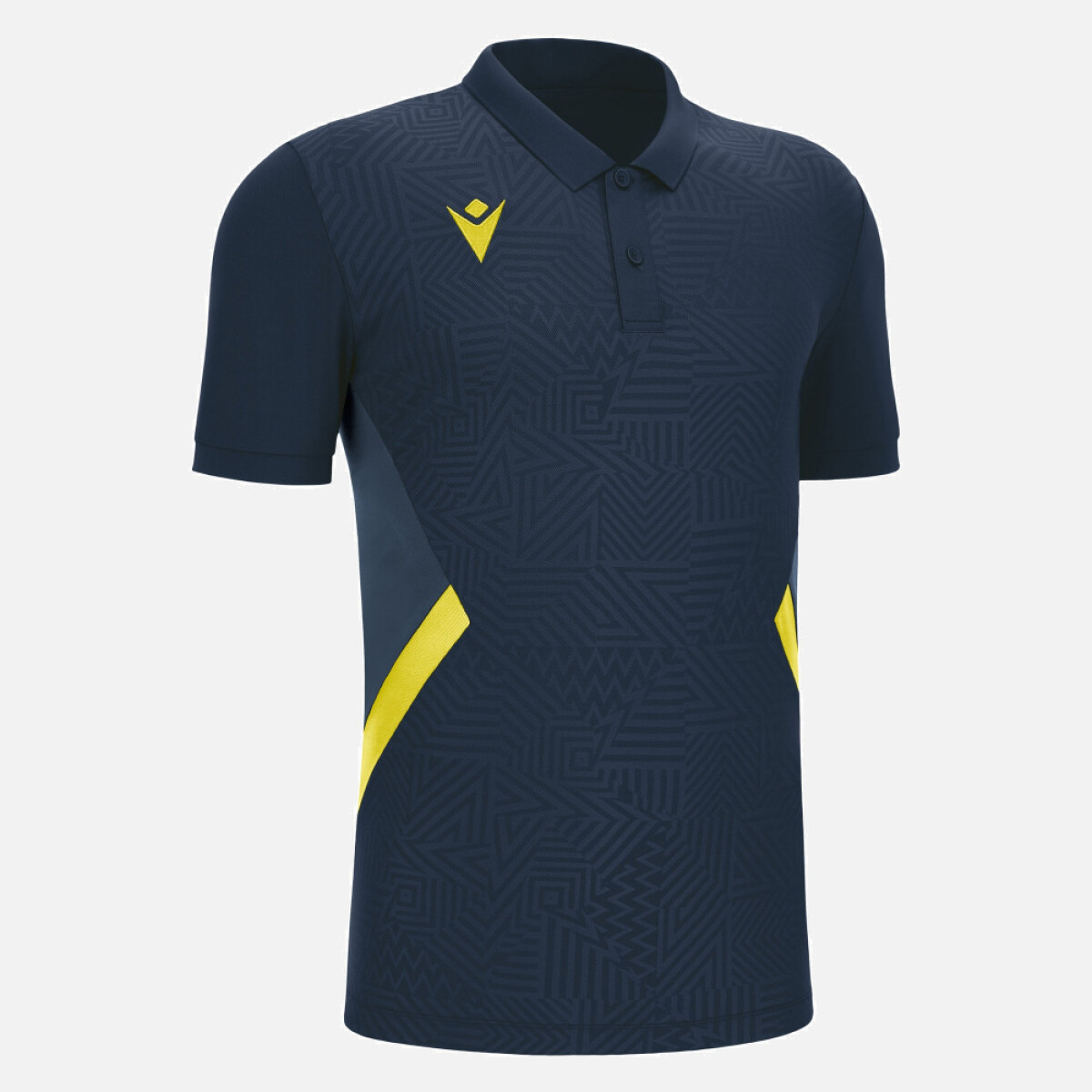 CAMISETA POLO MACRON - MODELO RAP - AZUL 