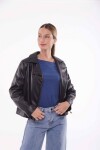 CAMPERA CUERINA VICTORIA NEGRO CAMPERA CUERINA VICTORIA NEGRO