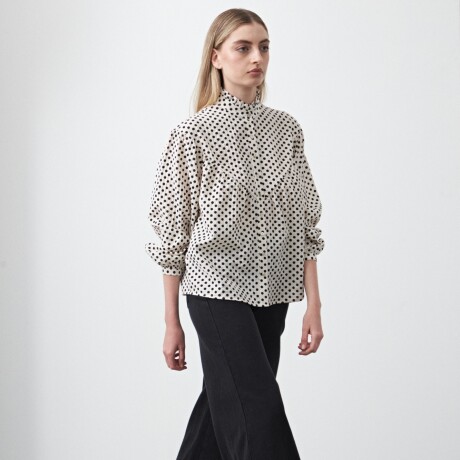 CAMISA RAFAELA Negro/Blanco