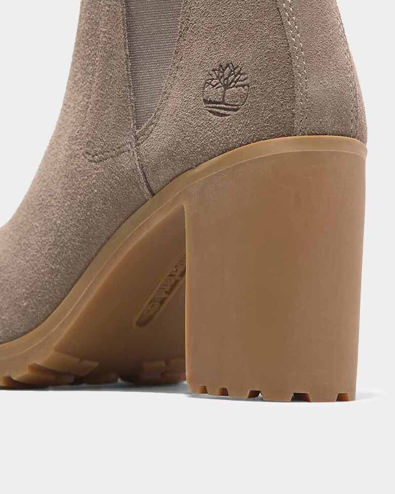 Botas Chelsea Allington Mid Mujer Taupe Suede