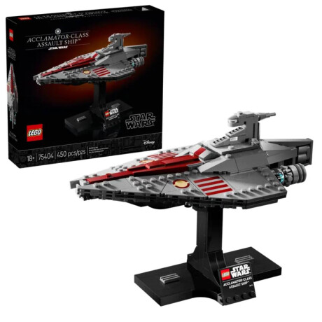 Lego Star Wars Nave de Asalto Clase Acclamator 450 pIEZAS 18+ Lego Adults