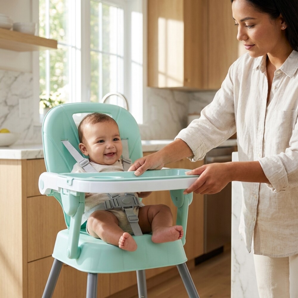 Silla De Bebe 3 En 1 Multiuso Sillita Verde