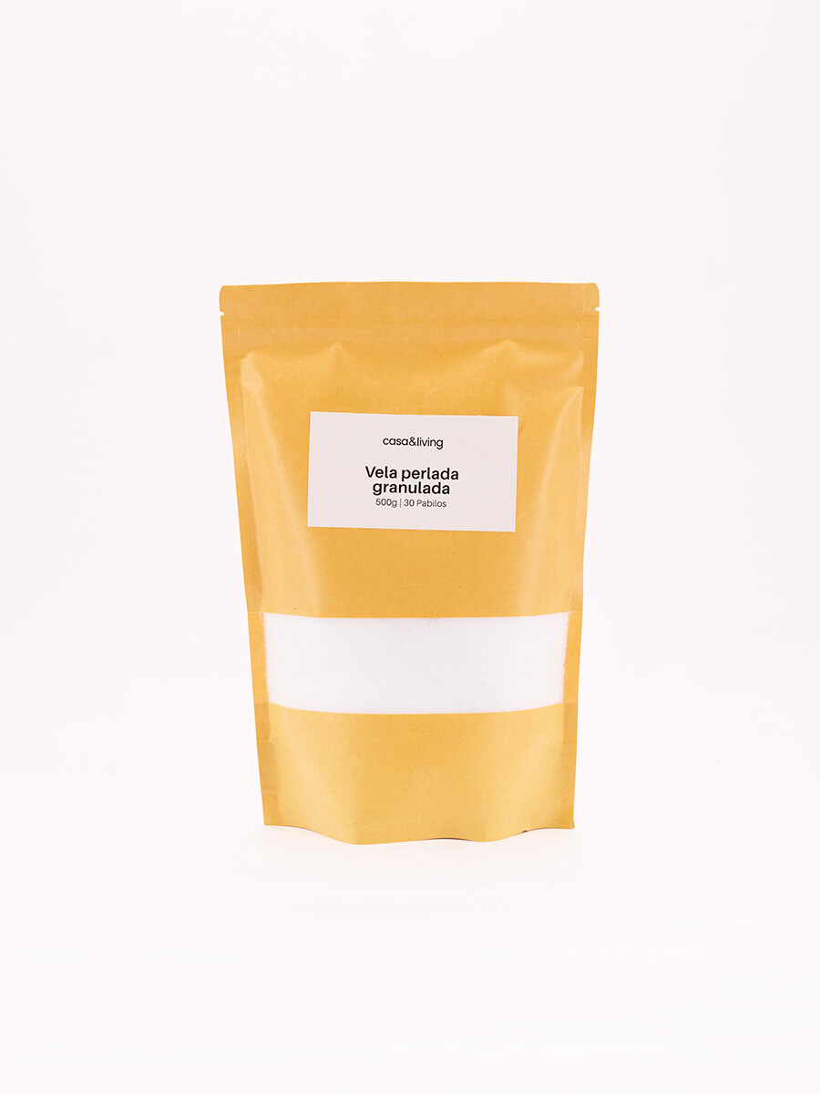 VELA PERLADA GRANULADA - BLANCO 