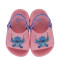 Sandalias Infantiles Disney Slide Baby Rosado - Azul