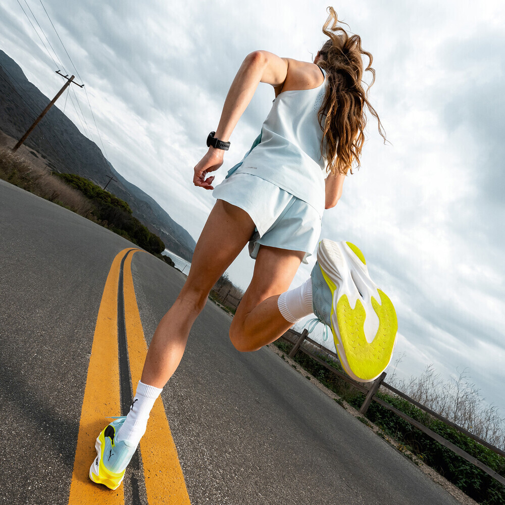 Zapatillas Running Deviate NITRO Elite 4 Wns Mujer Fresh Water-lemon Crush-puma Black