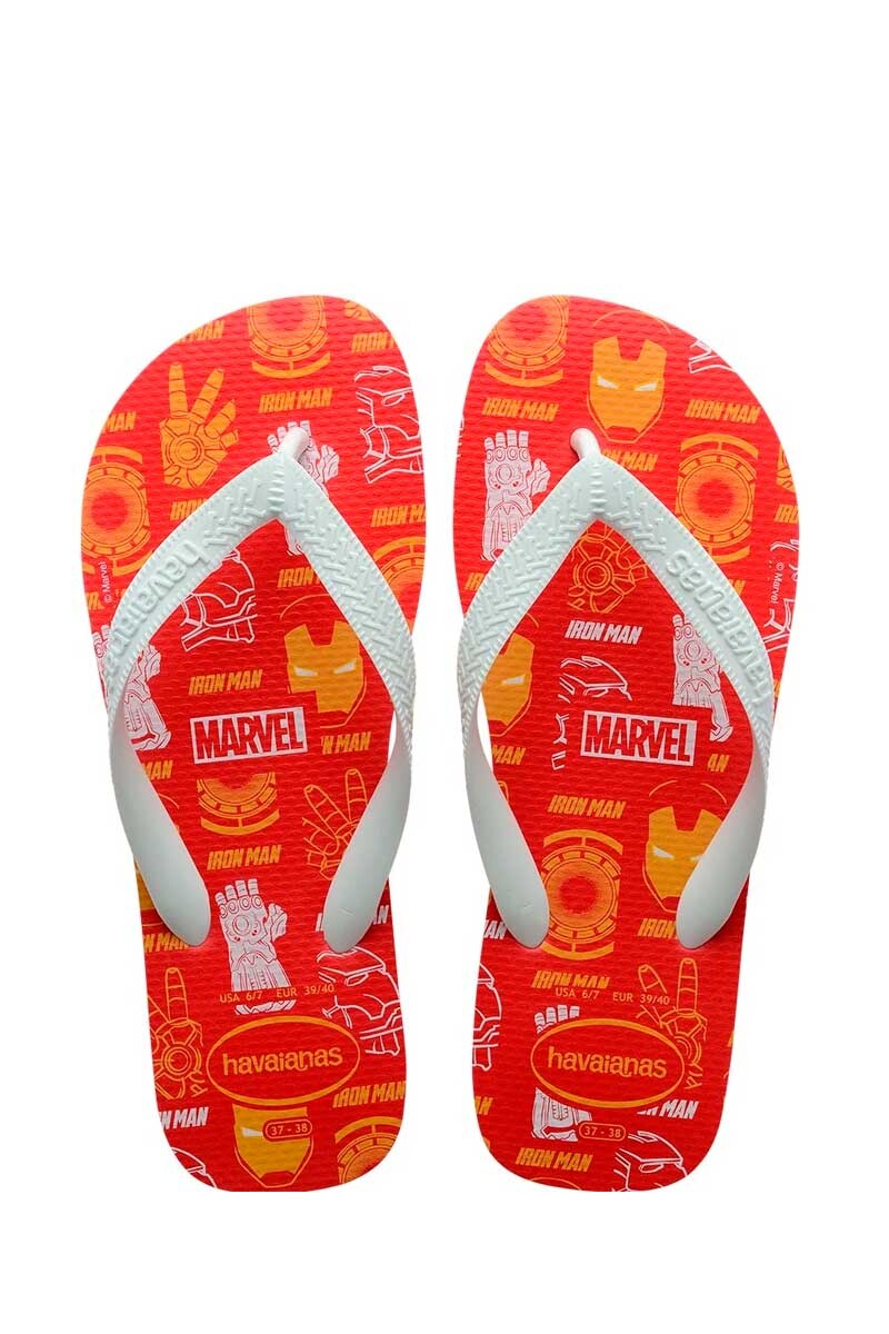 HAVAIANA TOP MARVEL LGMN FC IRONMAN Rojo